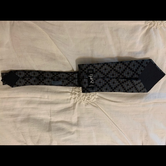 Hermès blue/gray tone pattern tie - Picture 5 of 5